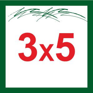 3X5